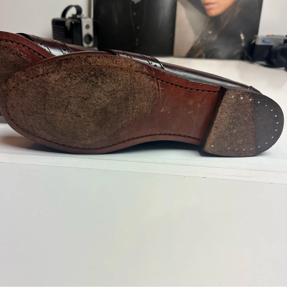Dark Academia Penny Loafers | Polo Ralph Lauren Heritage Leather Slip Ons